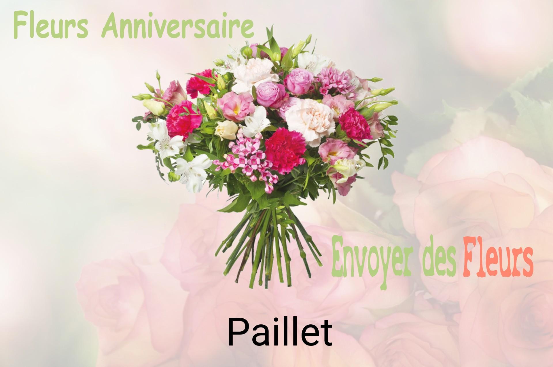 Bouquet de fleurs d’anniversaire livré à Paillet